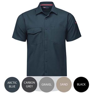 Men's Short Sleeve Cooling Work Shirt