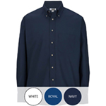 Men's Long Sleeve Poplin Shirt with Pocket